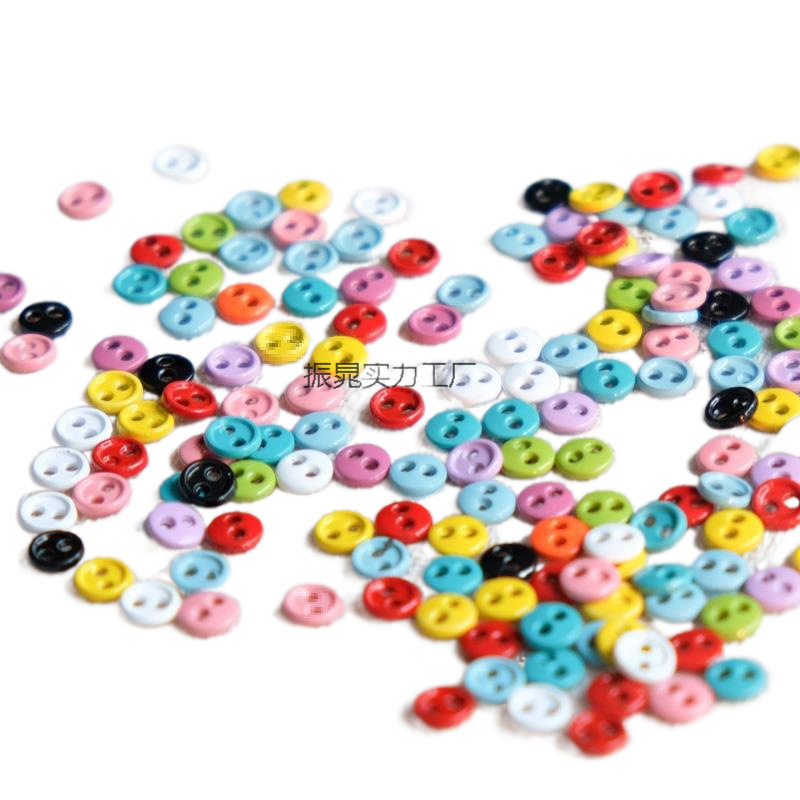 3mm4mm5mm カラーミニメタル二目ボタン b ベビードールアクセサリー手作り diy 小さな布ボタン|undefined