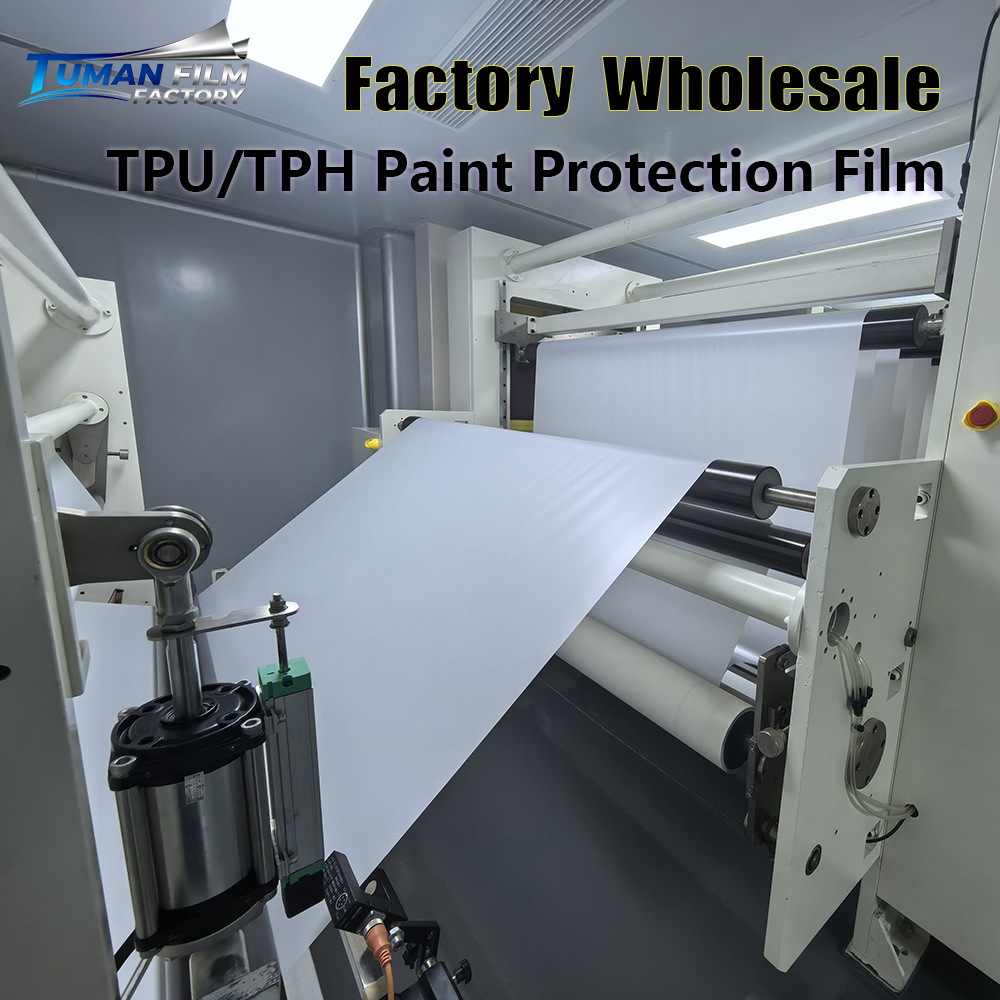 TPU película de revestimiento de automóviles invisible TPU TPH película de auto transparente brillante película protectora de pintura fábrica al por mayor