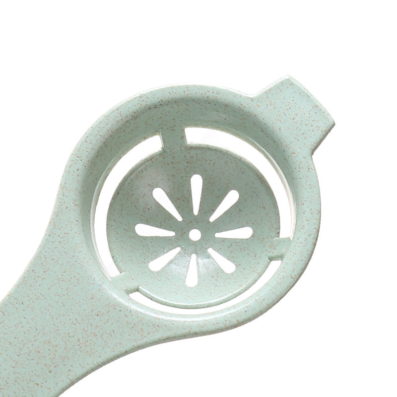 Huevo de paja de trigo blanco separador Filtro de huevo cocina hornear yema de huevo blanco Filtro de huevo 3 Pack