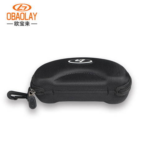 OBAOLAY new EVA anti-pressure glasses zipper packaging box, high-end special basketball sports glasses box wholesale
