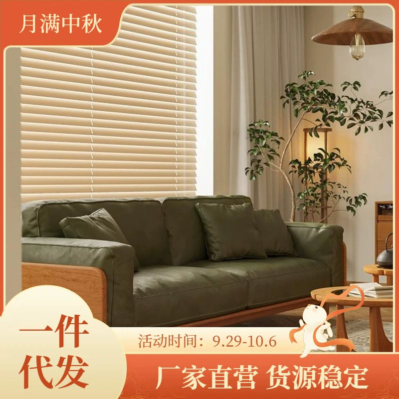 Скандинавский простой Вишневый Деревянный полностью твердый деревянный тканевый диван Современный диван из дубовой ткани для гостиной небольшой квартиры