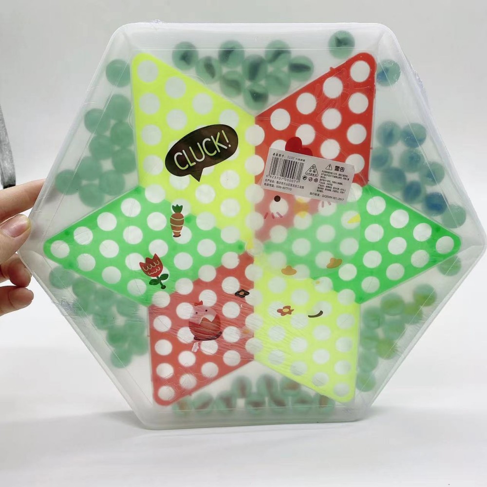 Cuentas de vidrio hexagonales damas 60 piezas damas fabricantes de Ajedrez de ocio para niños suministro educativo de ajedrez volador Entretenimiento