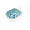 Blue anti-choking slow food bowl OPP