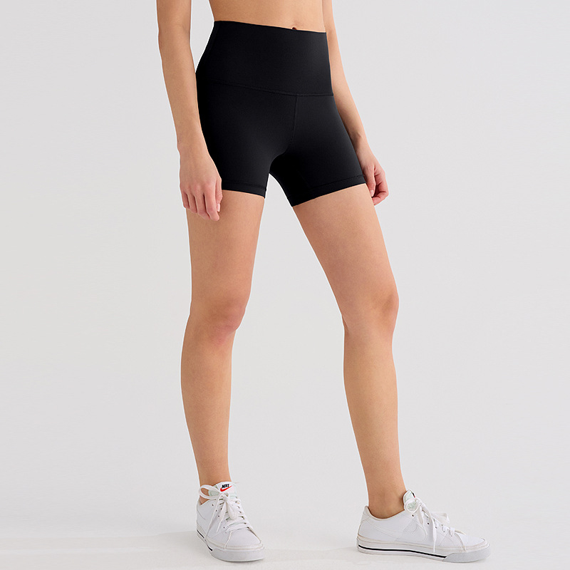 Inf pantalones de yoga de tres puntos para mujer lijados de cintura alta y glúteos pantalones cortos de ciclismo de fitness de secado rápido leggings deportivos lulu