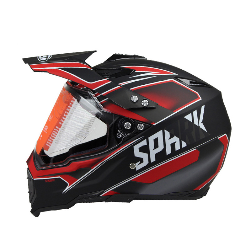 クロスボーダーはオフロードヘルメットのオートバイのヘルメットの道路のオフロードの四季の張力のヘルメットの全ヘルメットを代行します。