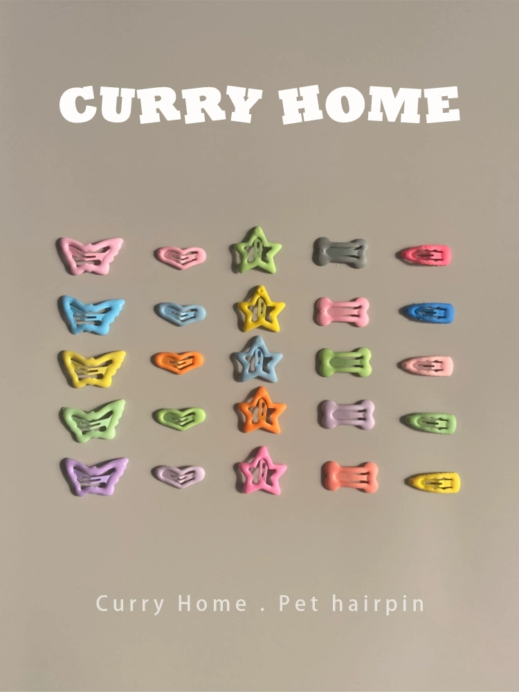 Домашняя собака заколка BB клип головной убор милый Йоркшир Тедди Бомеи Марджи маленький молочный головной убор для собаки