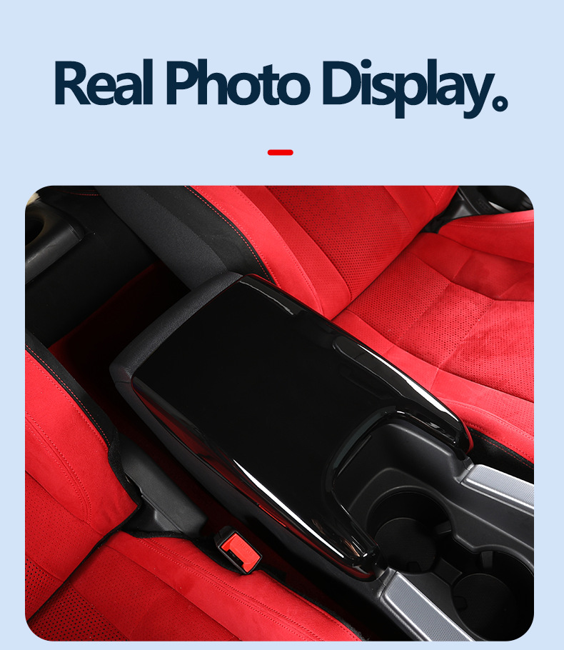 New Hand Guard for Eleventh Generation Civic Armrest Box Panel Carbon Fiber Central Decoration Central Control Gear Interior Modification