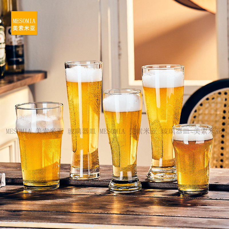 Libby Bar KTV High-value Fine Brewing Beer Cup Large Capacity Draft Beer Cup Household Glass Juice Drink Cup Libby Bar KTV High-value Fine Brewing Beer Cup Large Capacity Draft Beer Cup Household Glass Juice Drink Cup