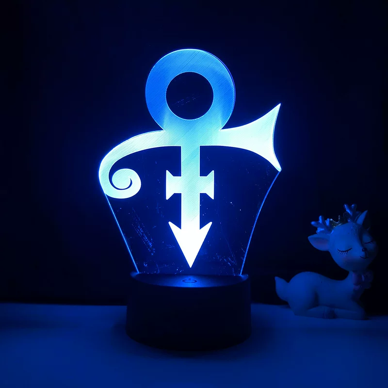 Three dimensional LED night light, creative table lamp, 3D, remote control