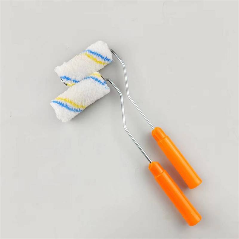 Ayudando a la belleza 4 cepillo de rodillo de esquina pequeña de cuatro pulgadas, cepillo de pintura, sin ángulo muerto, producción de cabezal de pulgar pequeño, núcleo de rodillo de rodillo pequeño