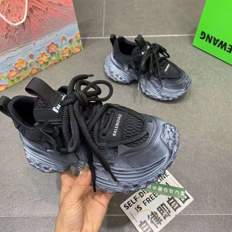 真软皮厚底老爹鞋女款2025新款夏季网鞋女透气薄款爆款网面运动鞋|undefined