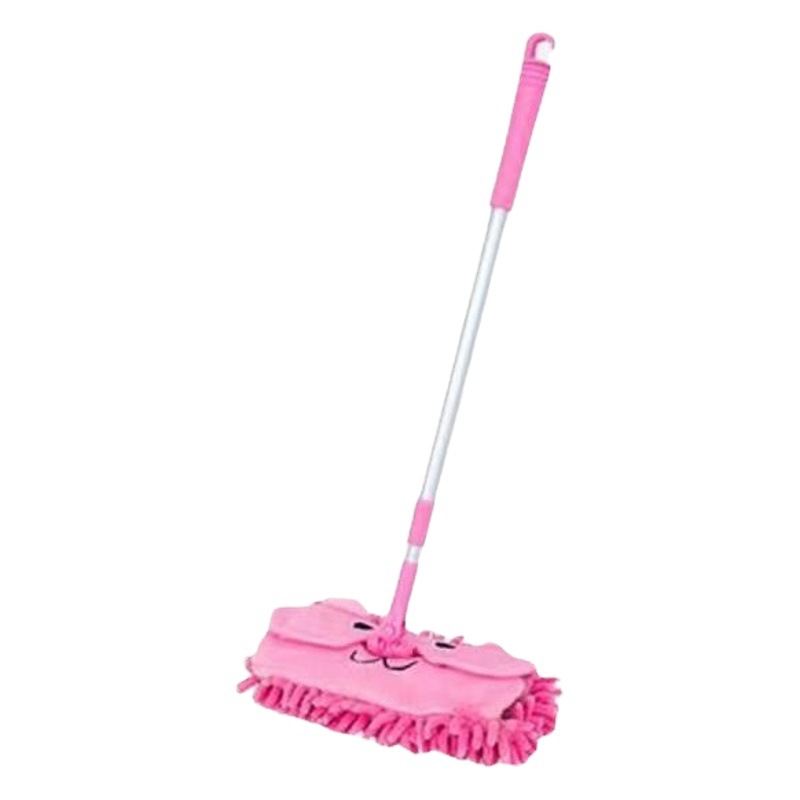 Amazon Retractable Kids Mop Broom suit Kindergarten Kids Mini Mop Chenille Mop