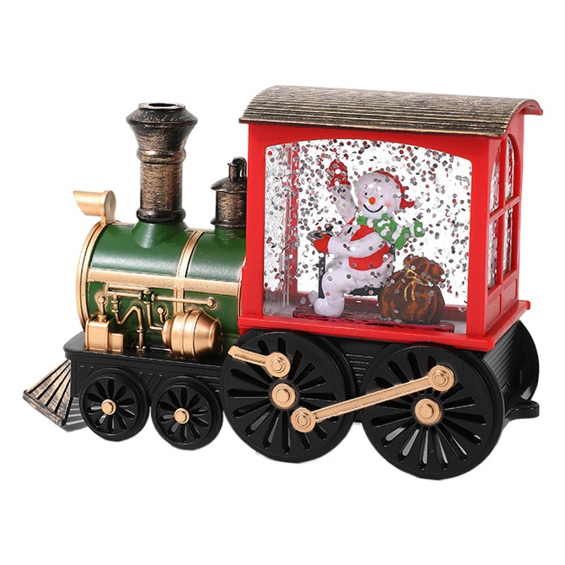 Transfronterizo nuevo regalo de Navidad regalo de la mano regalo de la fiesta de Navidad tren de inyección de agua Thomas tren Coche