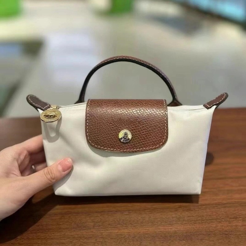フランスのLongxiangバッグ、ミニ餃子バッグ、ミニ携帯電話バッグ、クロスボディバッグ、ハンドバッグ、コンパクトでファッショナブルなコイン化粧品バッグ|undefined