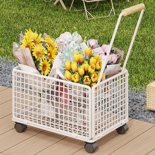 Outdoor Camping Cart, Universal Trolley, Foldable Picnic Camper, Oversized Off-Road Trolley Wholesale
