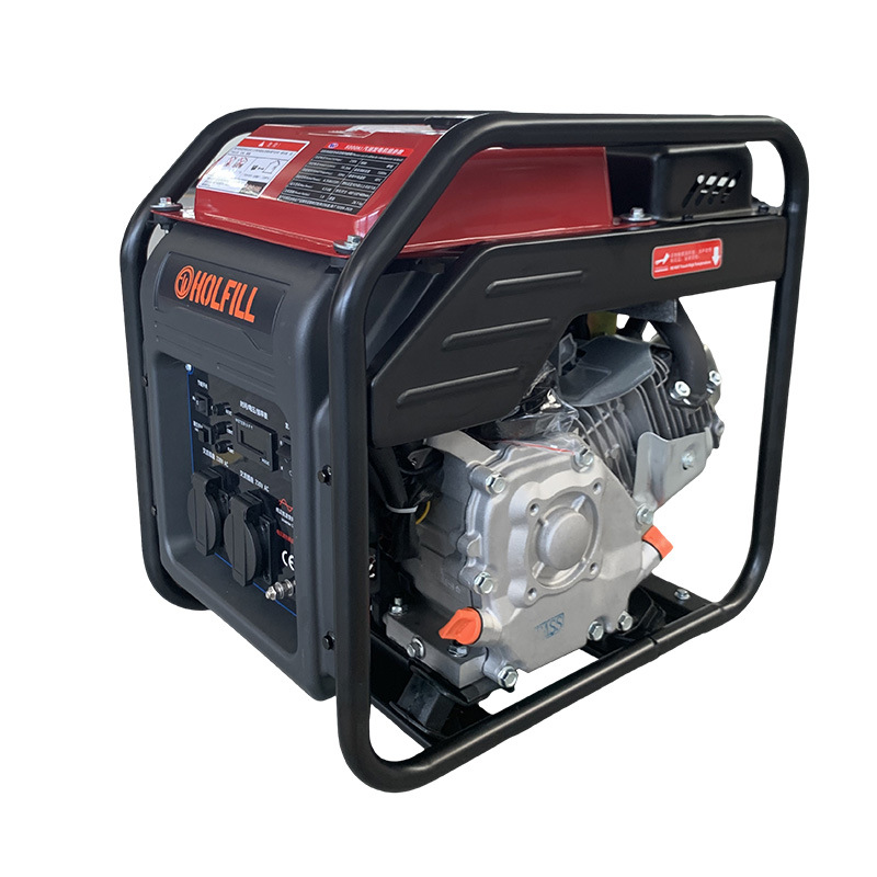 4-Kilowatt Open-Frame Small Gasoline Generator 220V for Home Use, Inverter, Outdoor Construction, Camping, Emergency, Lightweight