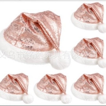 Nuevo gorro navideño de terciopelo para adultos, gorro navideño, gorro de carnaval navideño image 4