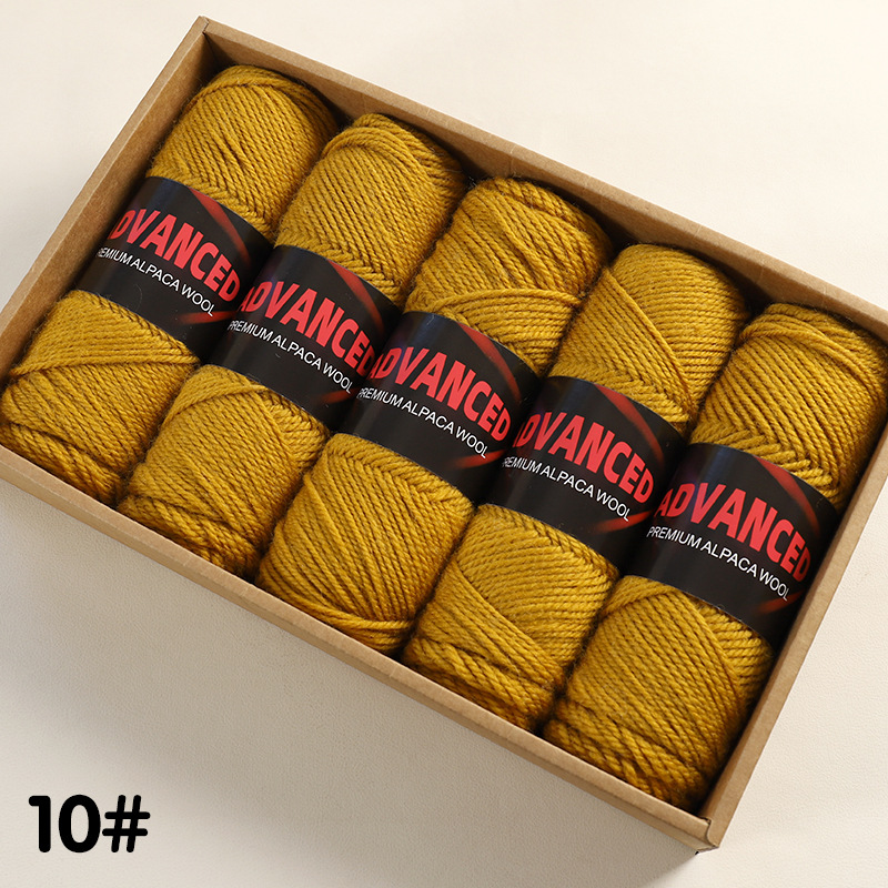 Ovillo de Lana de Alpaca Térmico para Tejido a Mano y DIY