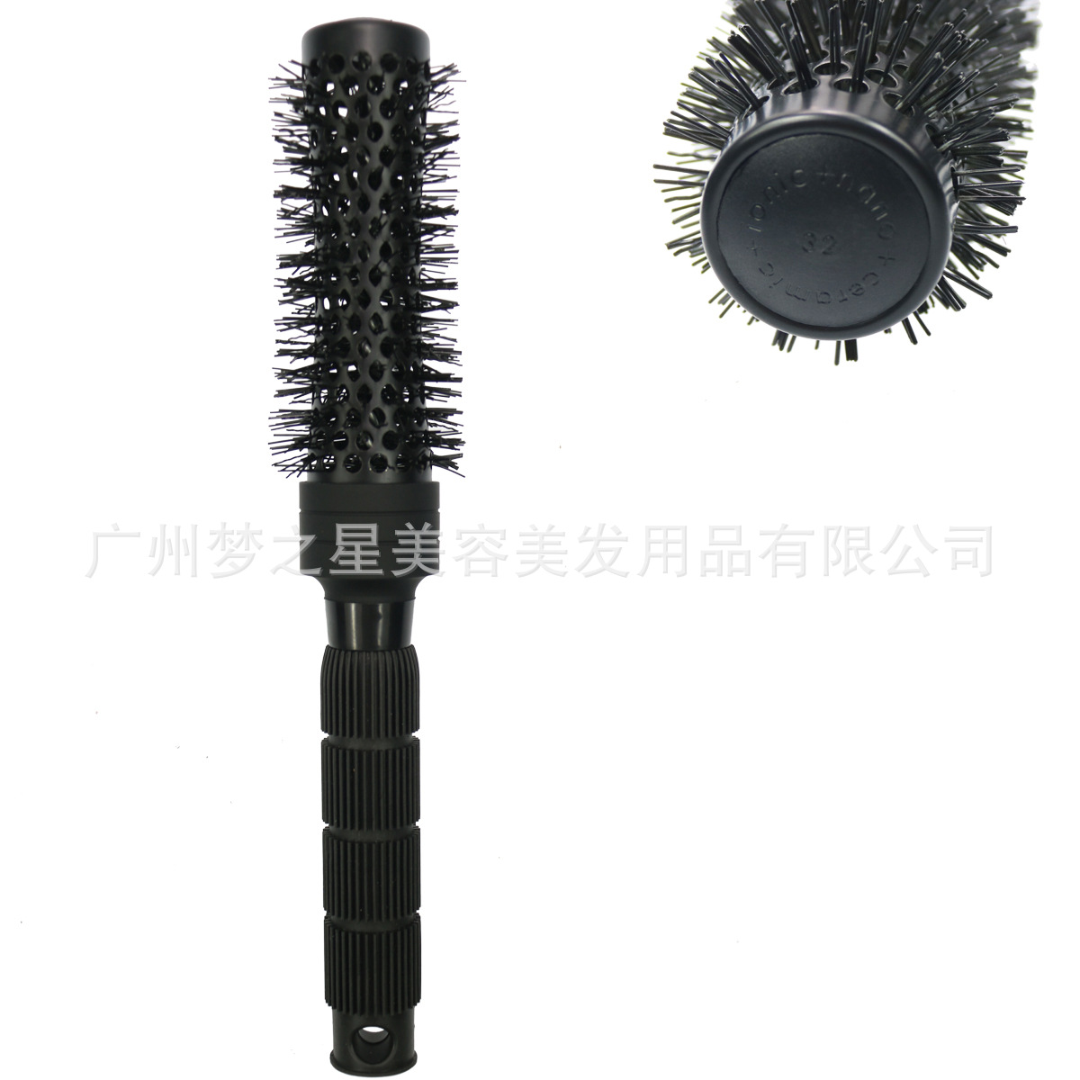 納米陶瓷導(dǎo)熱圓滾梳 大波浪卷發(fā)造型梳 沙龍理發(fā)梳 蓬松吹直發(fā)梳