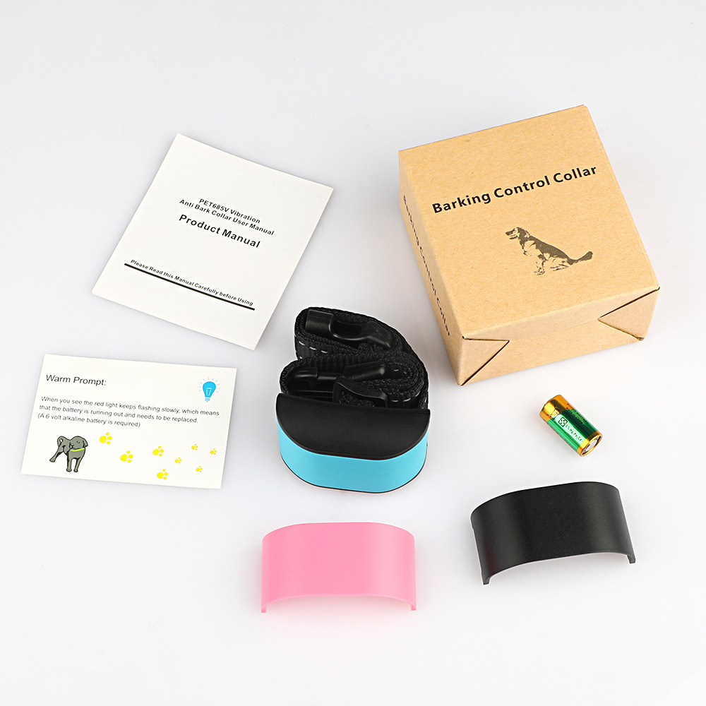 亚马逊热销止吠器防狗叫狗狗训练项圈训狗器宠物用品专利止吠器