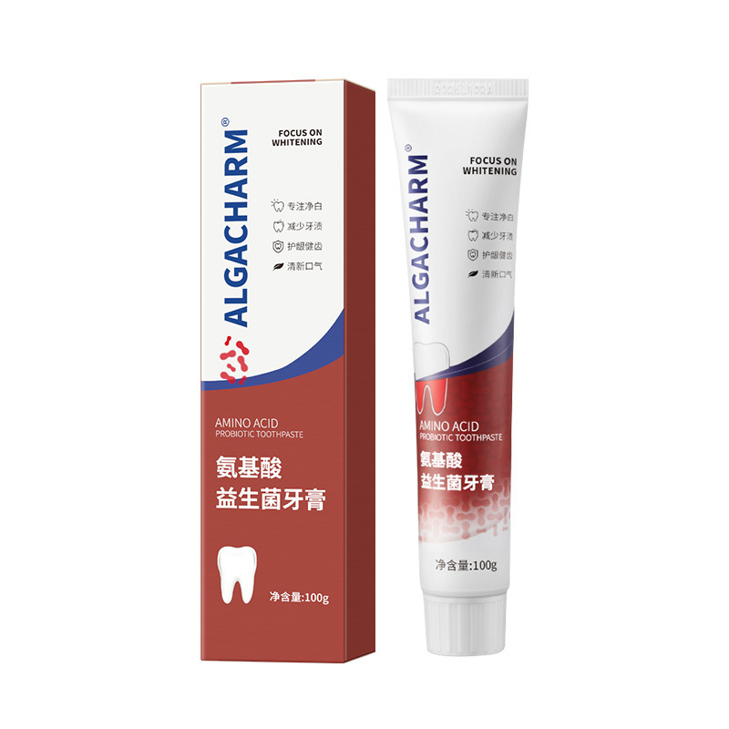 ALGACHARM Amino Acids Probiotic Toothpaste Deep Clean Yellow Destained Fresh Toothpaste
