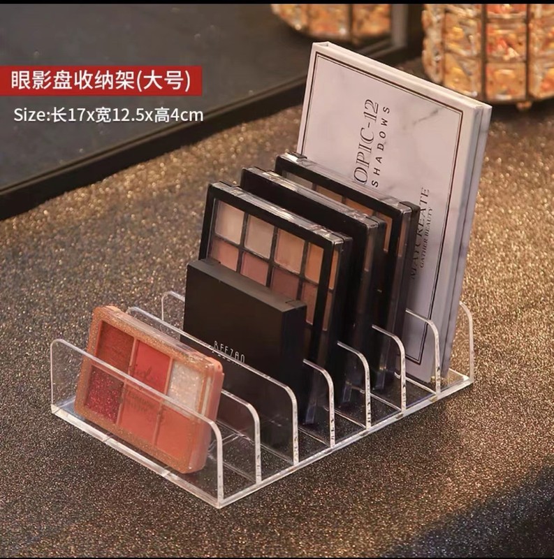 亚克力阶梯展示架盲盒收纳架吧唧收纳多层透明展示架化妆品置物架|undefined
