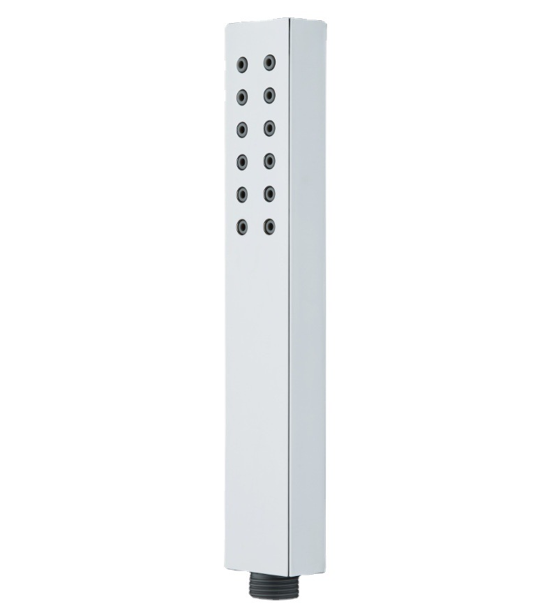 Cross-border Wholesale ABS Bath Handheld Square Shower Shower Bathroom Rainforest Supercharged Water Saving