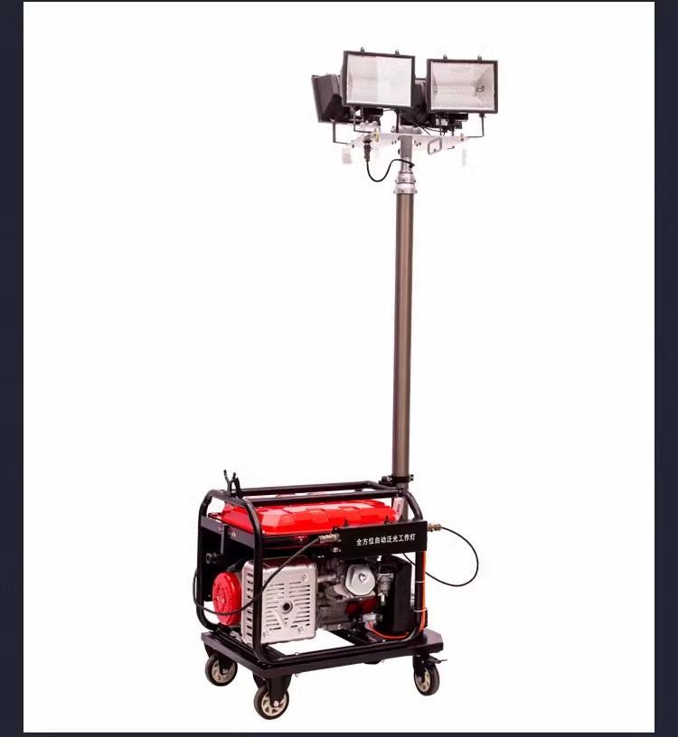 移动照明灯塔消防应急YT3-4DT汽油发电遥控升降照明灯车YT5-4DT