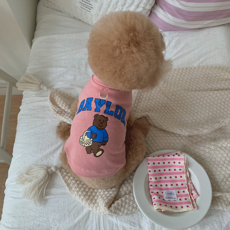 大きい犬のペットの親子服の秋冬のコーキの猫のテディの服の用品の法斗は熊の犬の韓国版の絨毯の服より|undefined