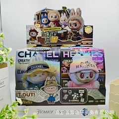 跨境爆款拉布布文创大礼袋创意可爱LABUBU大盲袋儿童手账礼盒套装