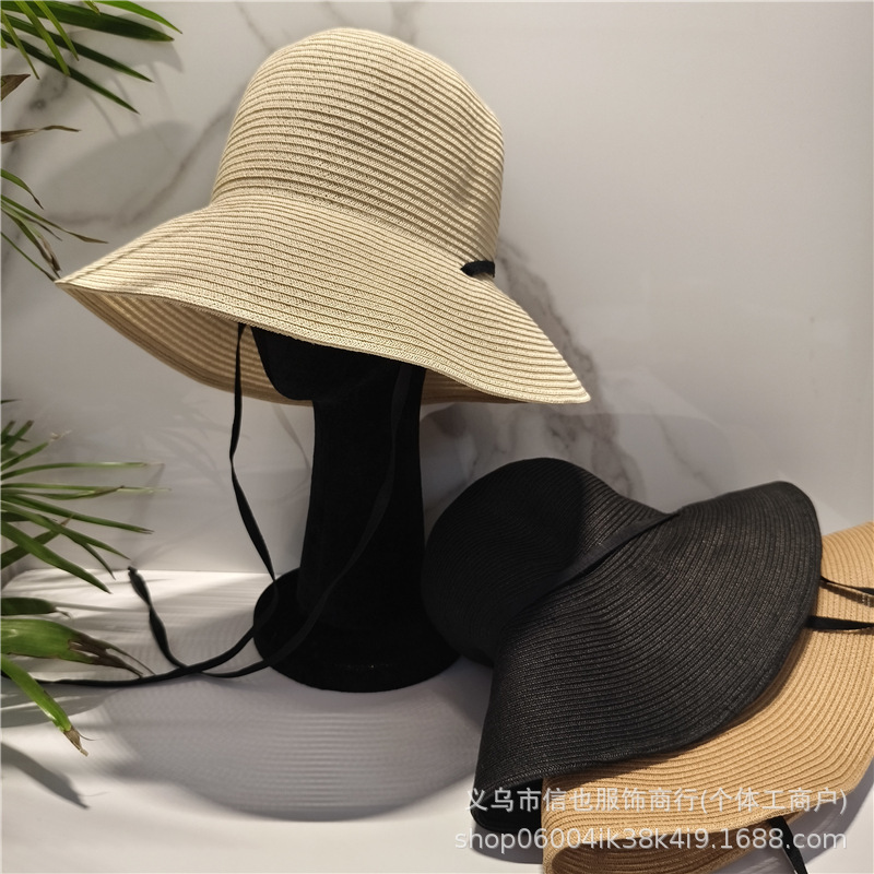 Uniqlo Style Wide-Brimmed Straw Hat with Cooling Adjustable Sweatband, Lightweight and Breathable Sun Hat, Fisherman's Hat Uniqlo Style Wide-Brimmed Straw Hat with Cooling Adjustable Sweatband, Lightweight and Breathable Sun Hat, Fisherman's Hat