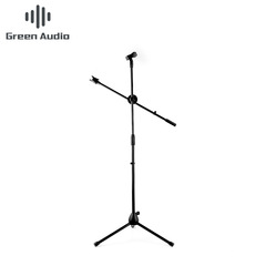 GAZ-115 Single-arm Floor-Mounted Adjustable Microphone Stand for Stage Performance, Live Streaming, and Karaoke Microphone Support