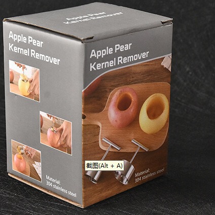 Stainless steel fruit corer tool corer