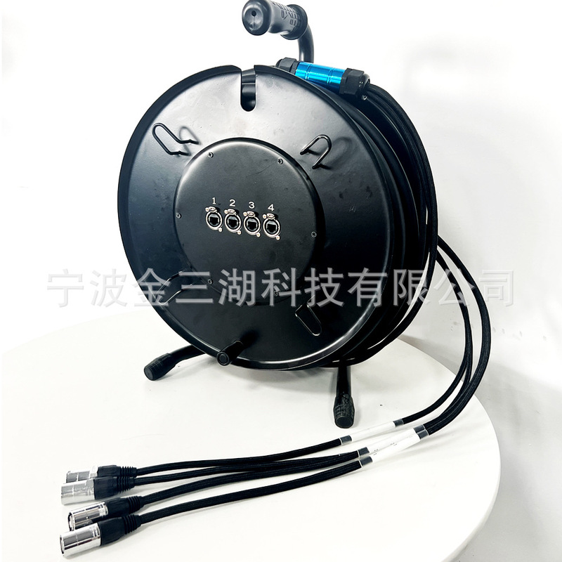 4-channel network cable cat6 shielded RJ45 signal line Ethernet snake network cable car for outdoor display