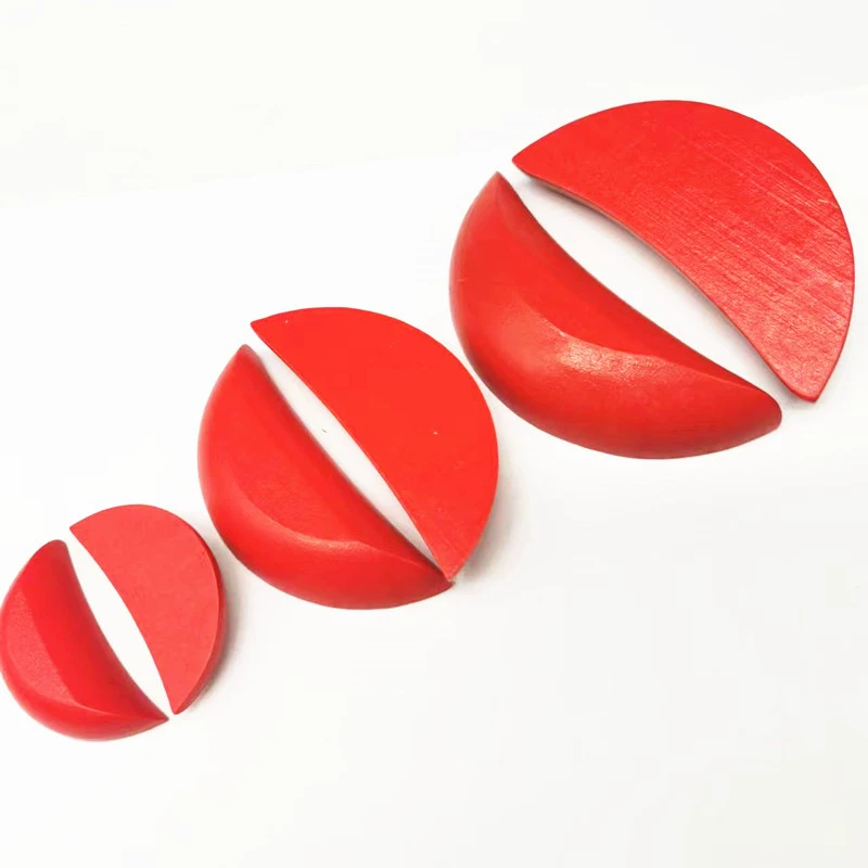 Оптовые деревянные кубки для ритуалов, кубки для гадания, магниты на холодильник, кубки для подношений с изображением священной гексаграммы, реквизит для традиционной китайской практики Чжаи Чжоу, инструменты для гадания по гексаграмам.