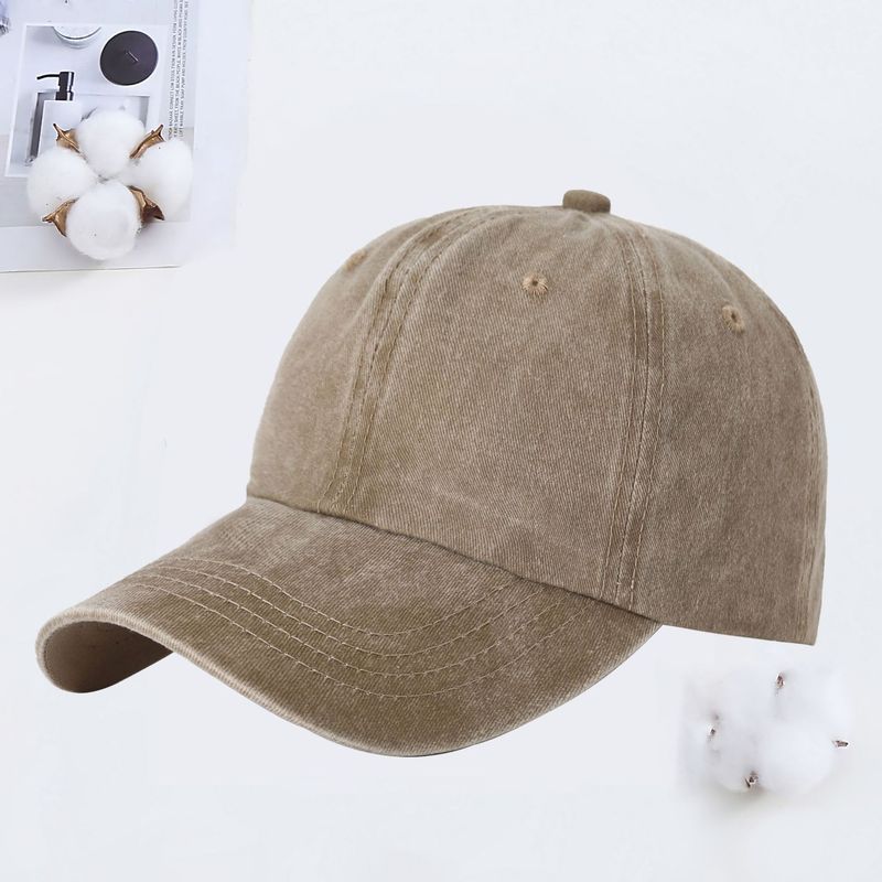 韓国スタイルのウォッシュハットカスタム卸売夏の日焼け止めとサンシェード古い帽子カスタムメイドのサンキャップ刺繍ロゴ|undefined