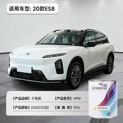 Canned Metallic Paint, Avtomobil boyası - cloud-white-bottom-nio-20-es8-color-number-hpw-1lcan-liquid-paint