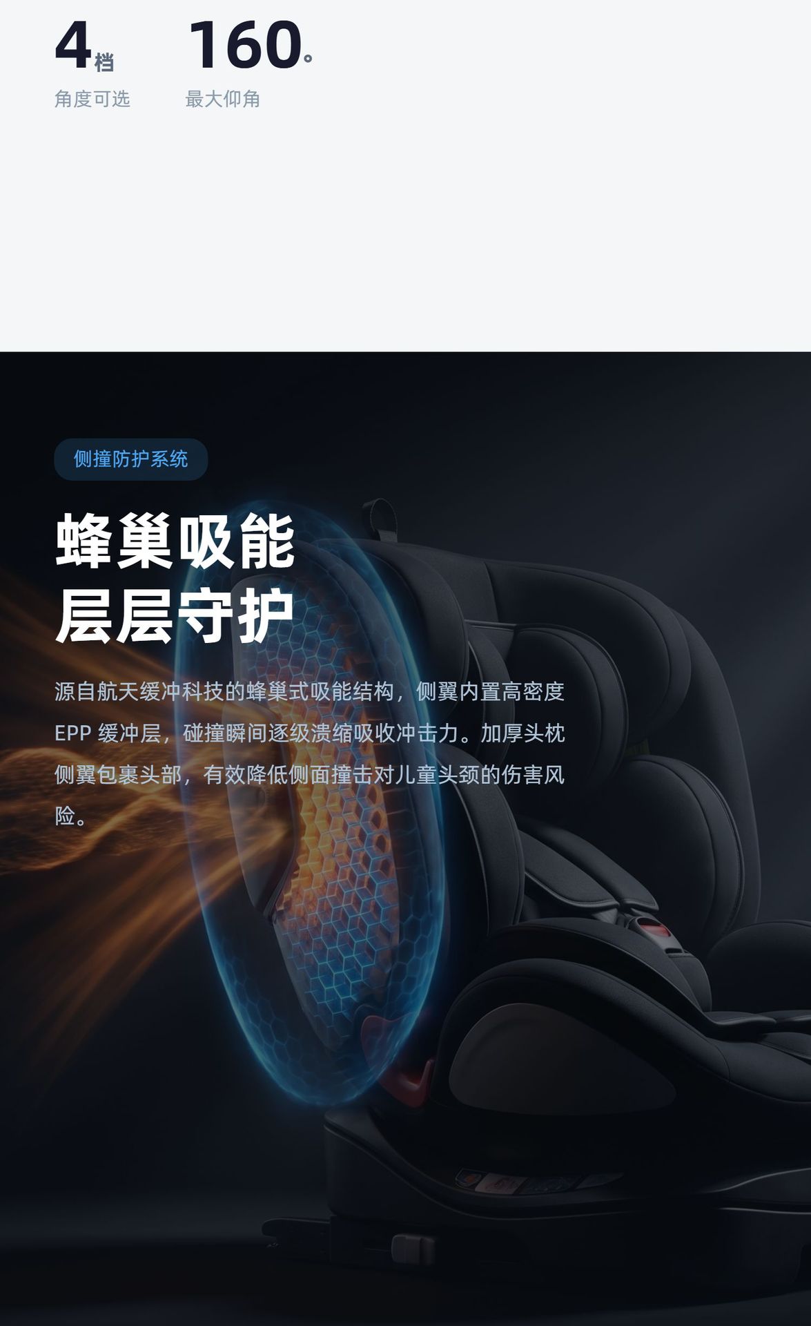Cross-Border Car Safety Seat for Ages 0-12, Can Sit and Recline, Isofix Interface, 360-Degree Rotation, Portable Infant Seat