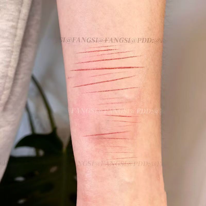 Simulated Scar Color Tattoo Stickers for Men and Women, Waterproof Realistic Scar Stickers for Lower Arms, Long-Lasting Disposable Stickers for Cosplay Photos