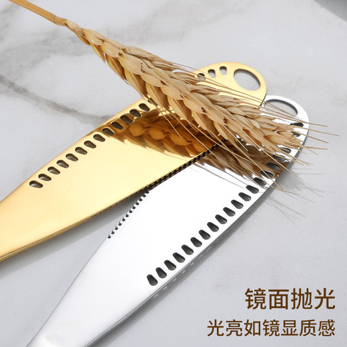 Stainless steel butter knife, baking cheese spreader, jam spreader, cream spreader, butter knife, cheese knife, cross-border tableware