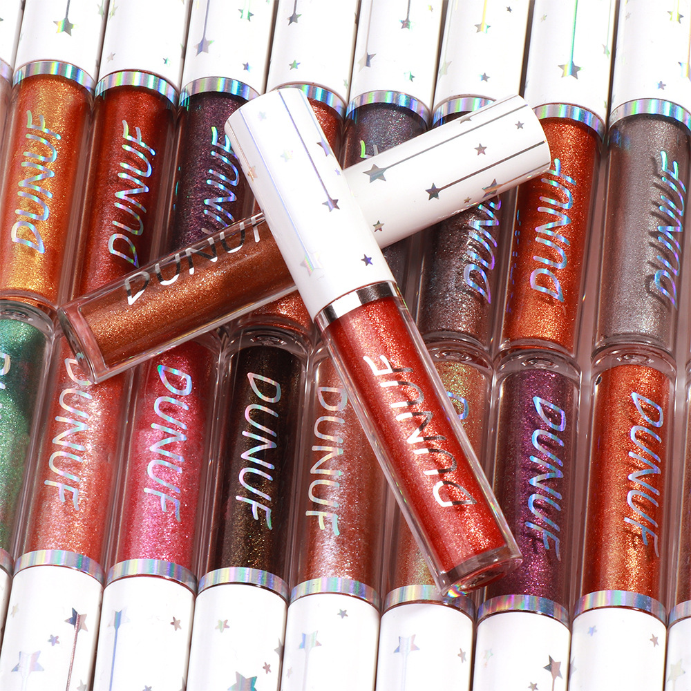 DUNUF 24-color liquid water-based eyeshadow with pearlescent long-lasting water resistance. Check it out! Disclaimer for links undefined