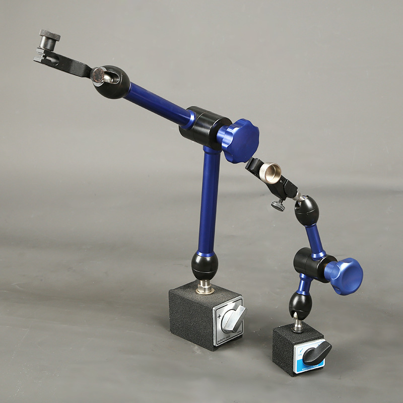 厂家直销杠杆表百分表千分万向表座一套校表头0-10mm磁力磁性液压