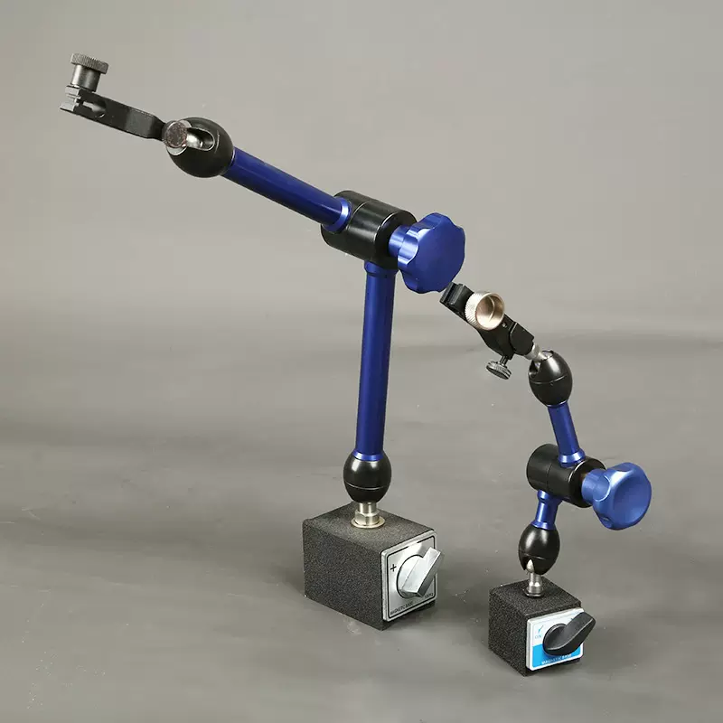 厂家直销杠杆表百分表千分万向表座一套校表头0-10mm磁力磁性液压