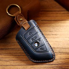 適用於寶馬鑰匙套刀鋒純手工製作X3專用全包汽車鑰匙保護殼可代發