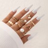 Set, ring, Aliexpress, light luxury style, simple and elegant design