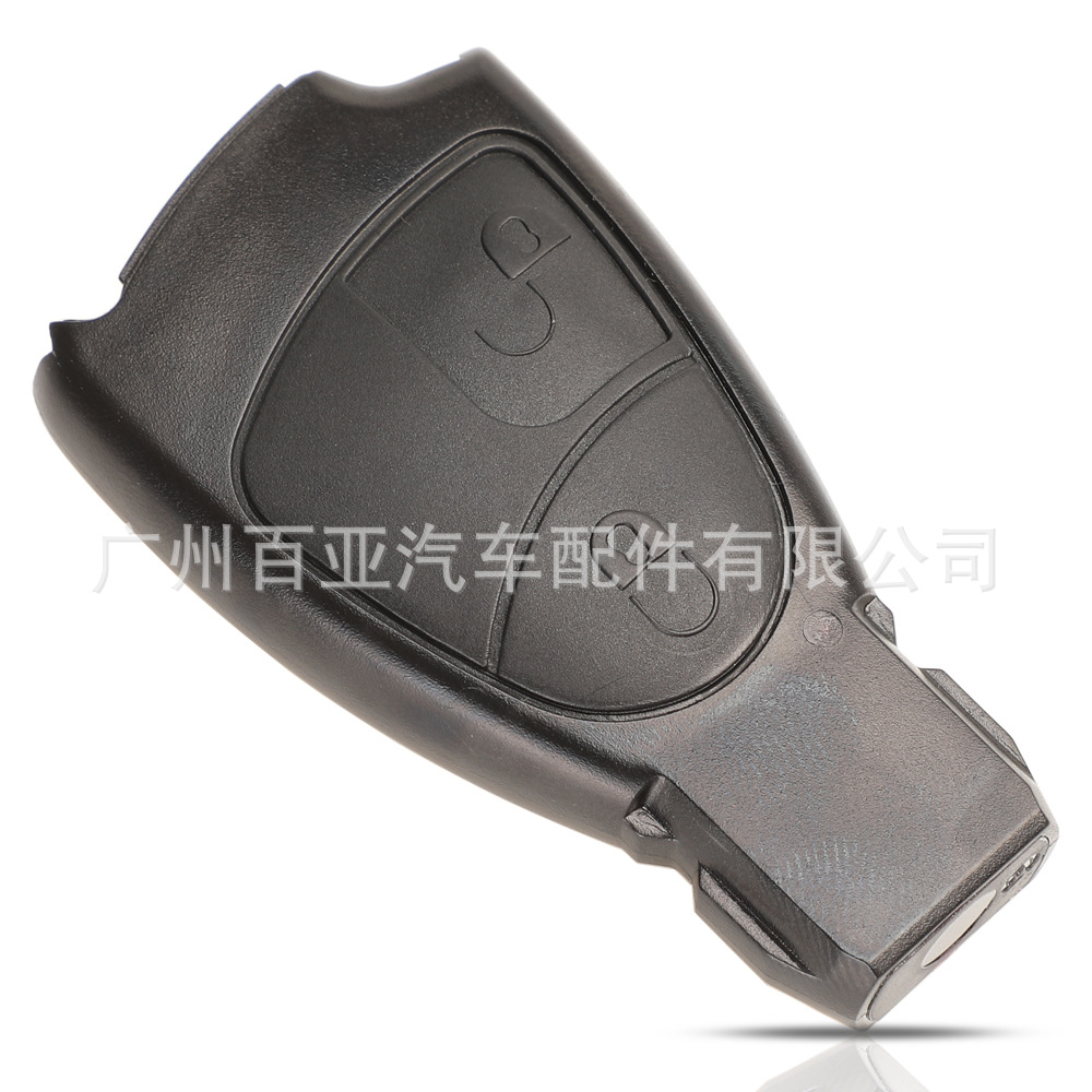 Suitable for Mercedes-Benz 2-key 3-key 4-key black card remote control car key shell replacement shell without battery holder small key