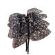 Super Fairy Style Floral Ribbon Bow Hair Accessories Grab Clip Elegant All-match Back of Head Hair Shark Clip Hairpin Headwear