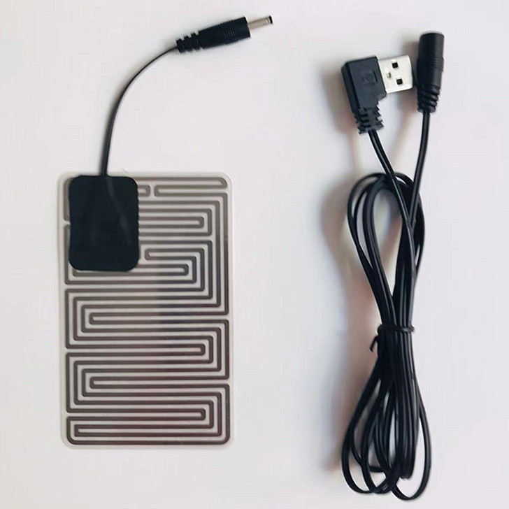 手机加热片.外卖手机加热电热片.手机防冻发热片.金属电热片