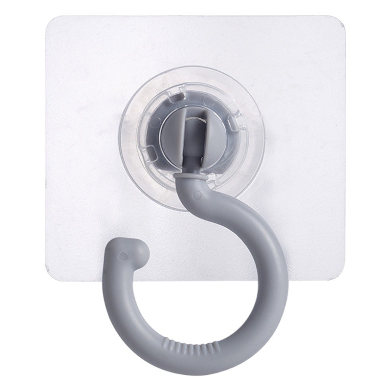 360 giratorio sin clavos sin costuras gancho de techo sin punzonado gran Cortina de mosquitero gancho pegajoso gancho de viscosa para el hogar