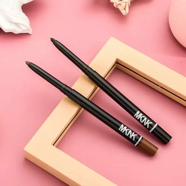 Aliexpress Cross-Border Hot-Selling Mknk Automatic Eyeliner Gel Pen, Dual-Use Eyeliner and Eyebrow Pencil, Makeup Pen